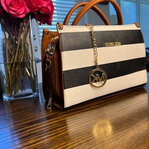 Michael Kors Leather Nautical Handbag